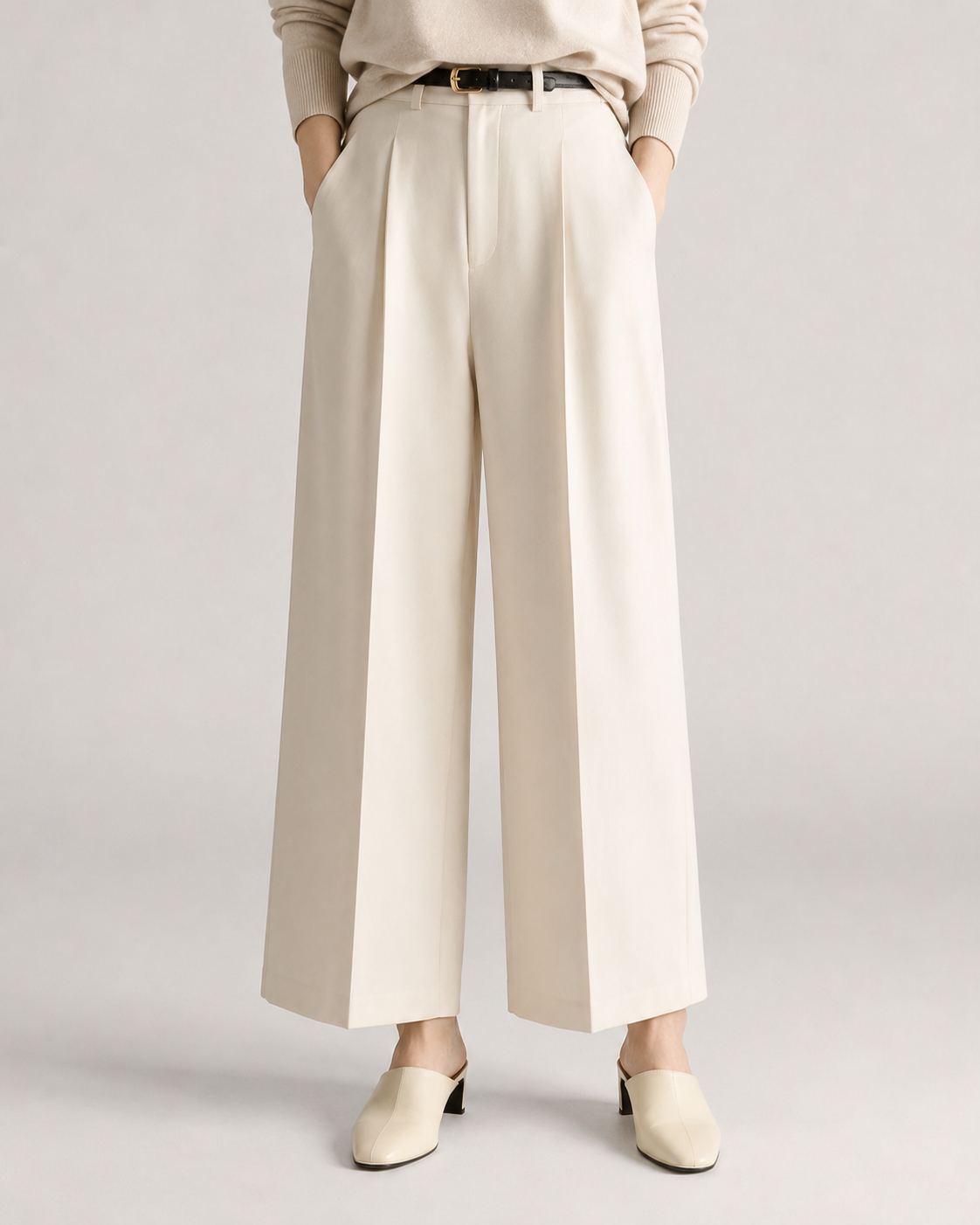 Harper Leather Mule Heels