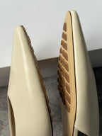 Pointed-Toe Slingback Flats