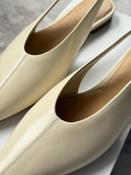 Pointed-Toe Slingback Flats
