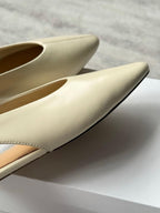Pointed-Toe Slingback Flats