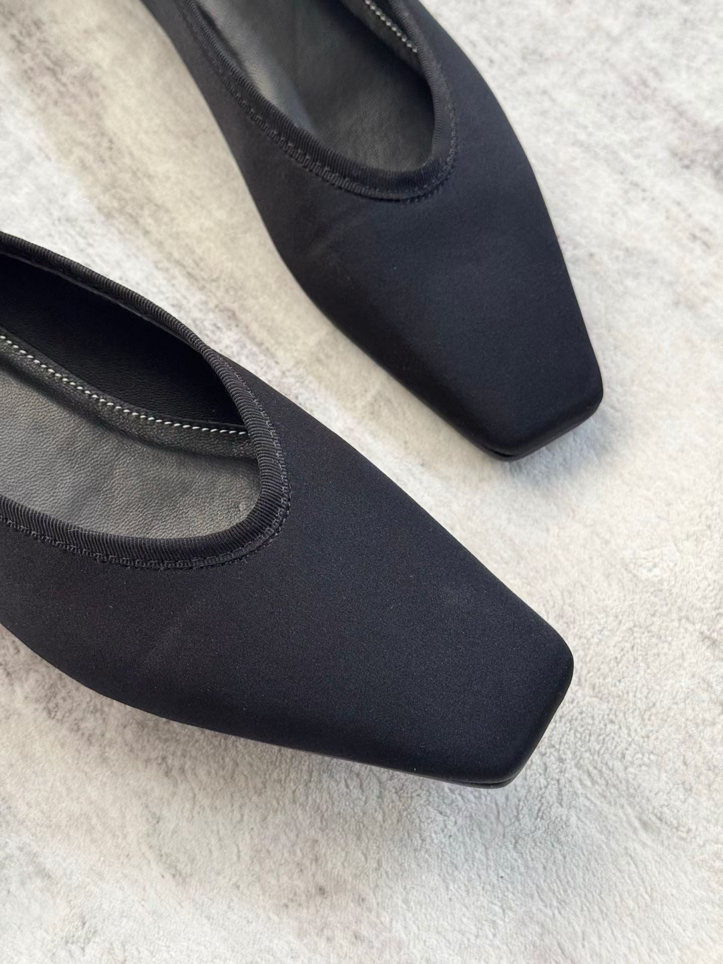 Square-Toe Ballet Flats
