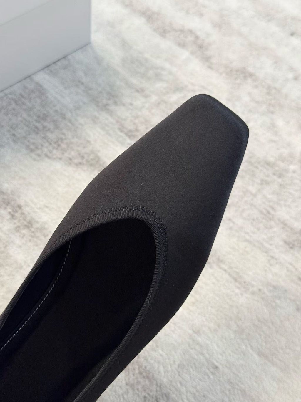 Square-Toe Ballet Flats