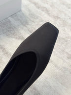 Square-Toe Ballet Flats