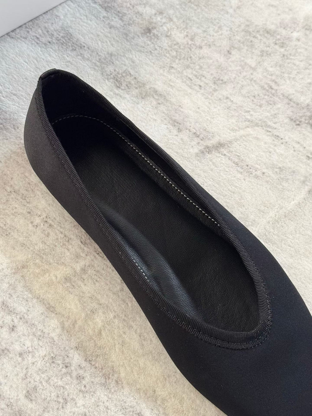 Square-Toe Ballet Flats