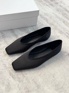 Square-Toe Ballet Flats
