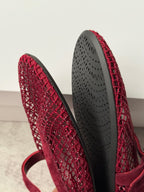 Crystal Mesh Ballet Flats