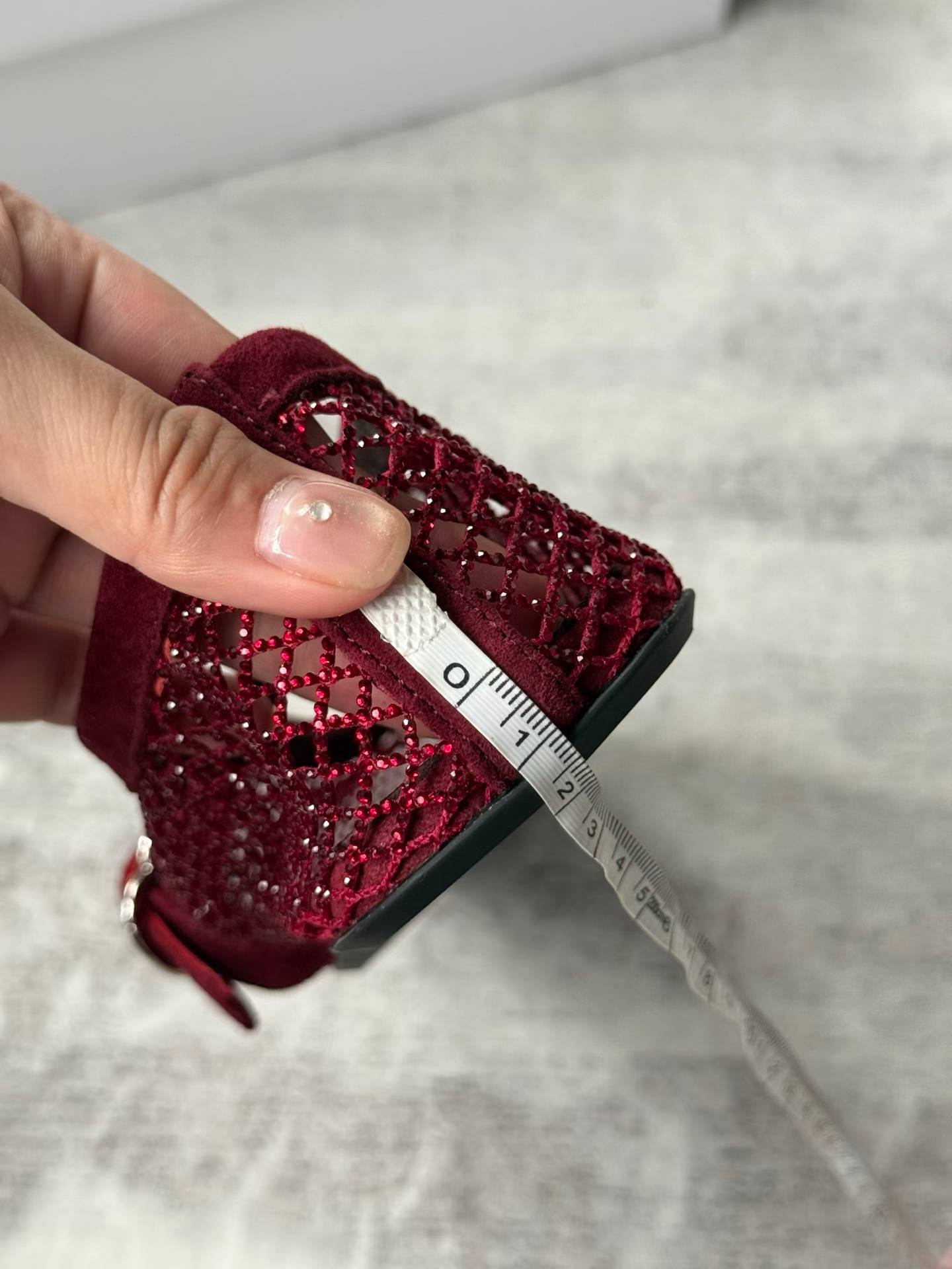 Crystal Mesh Ballet Flats