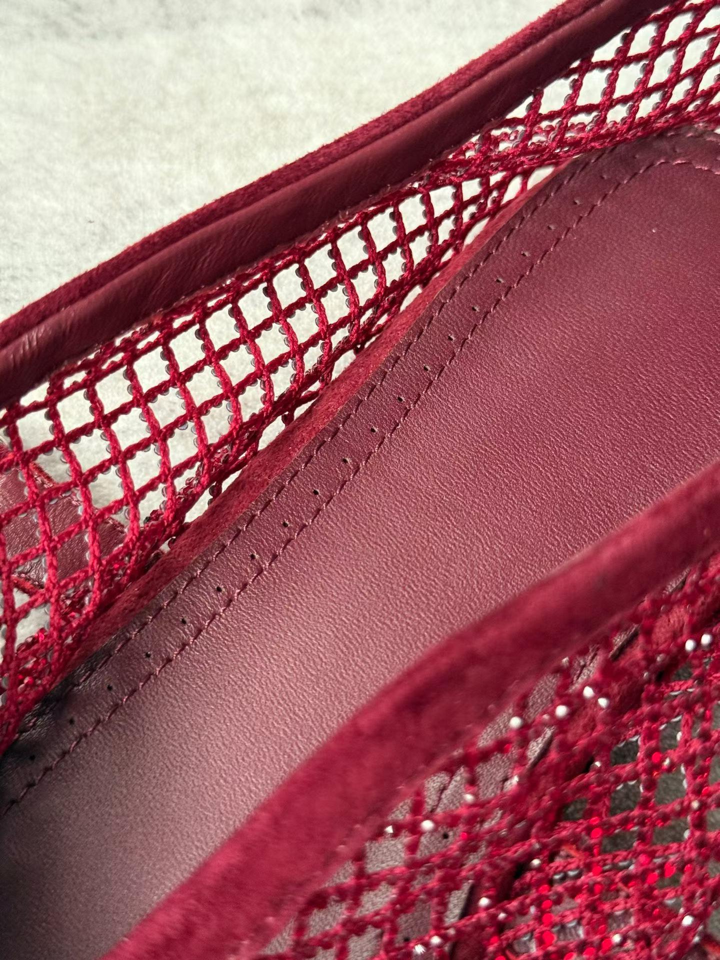 Crystal Mesh Ballet Flats
