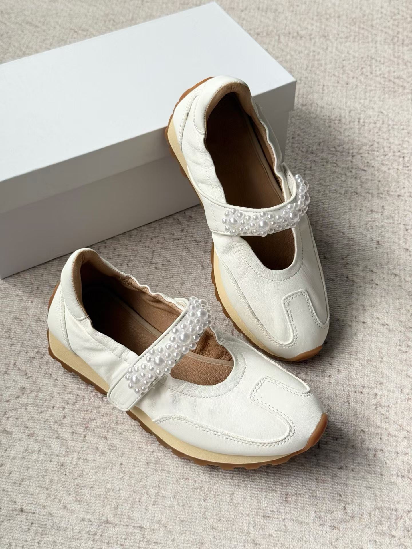 Pearl Mary Jane Sneakers
