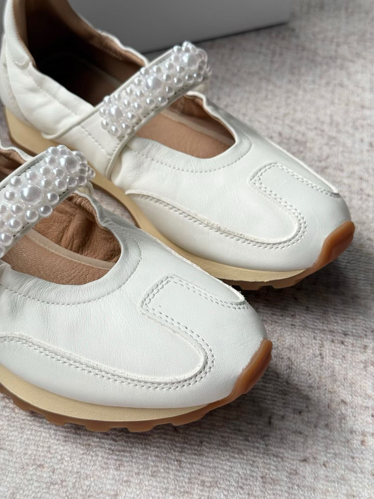 Pearl Mary Jane Sneakers