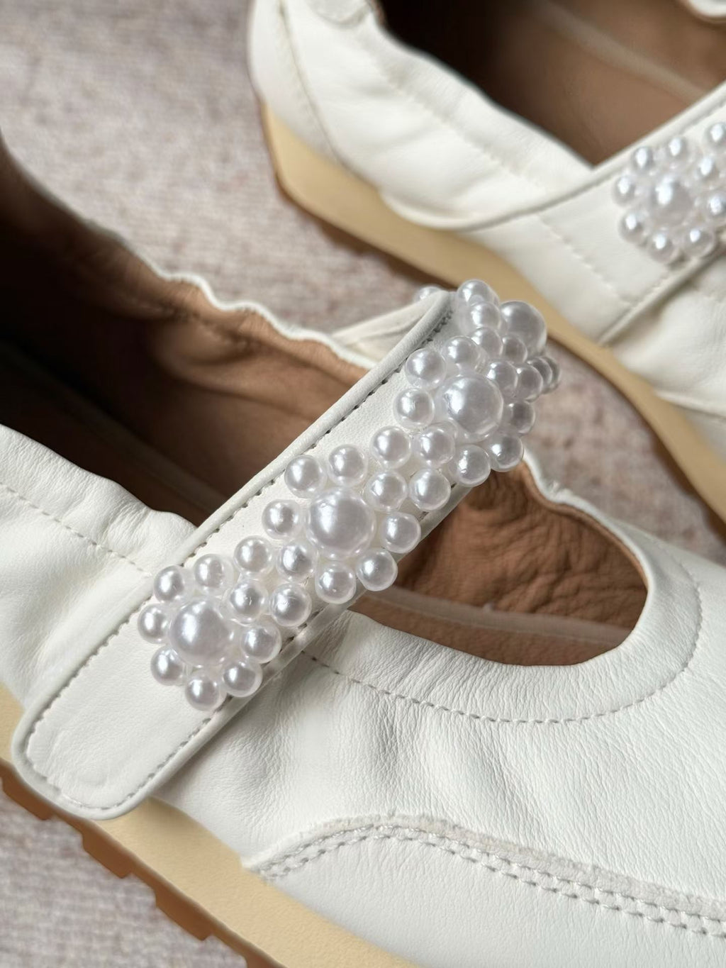 Pearl Mary Jane Sneakers