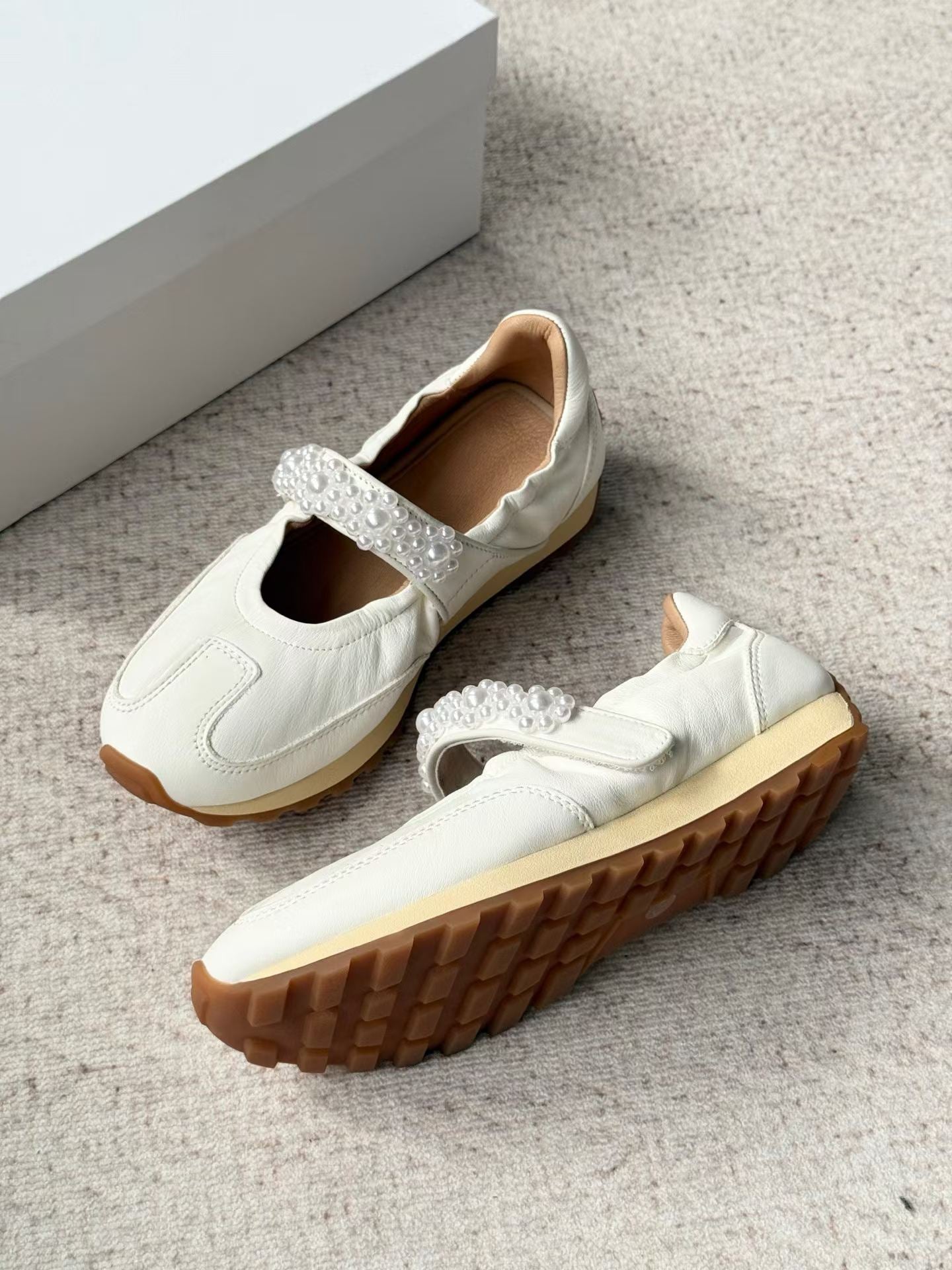 Pearl Mary Jane Sneakers