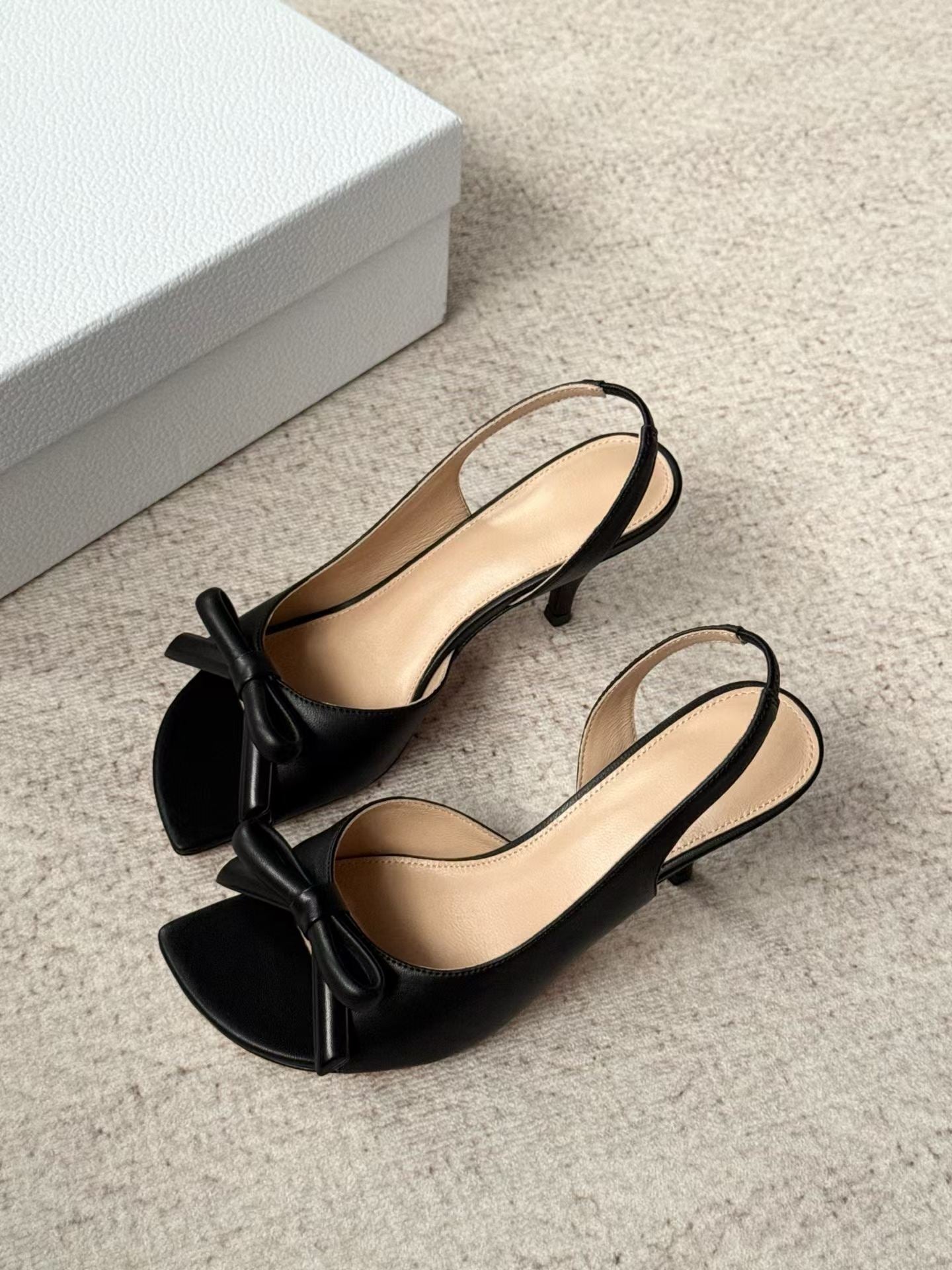 Bow Sandal High Heels