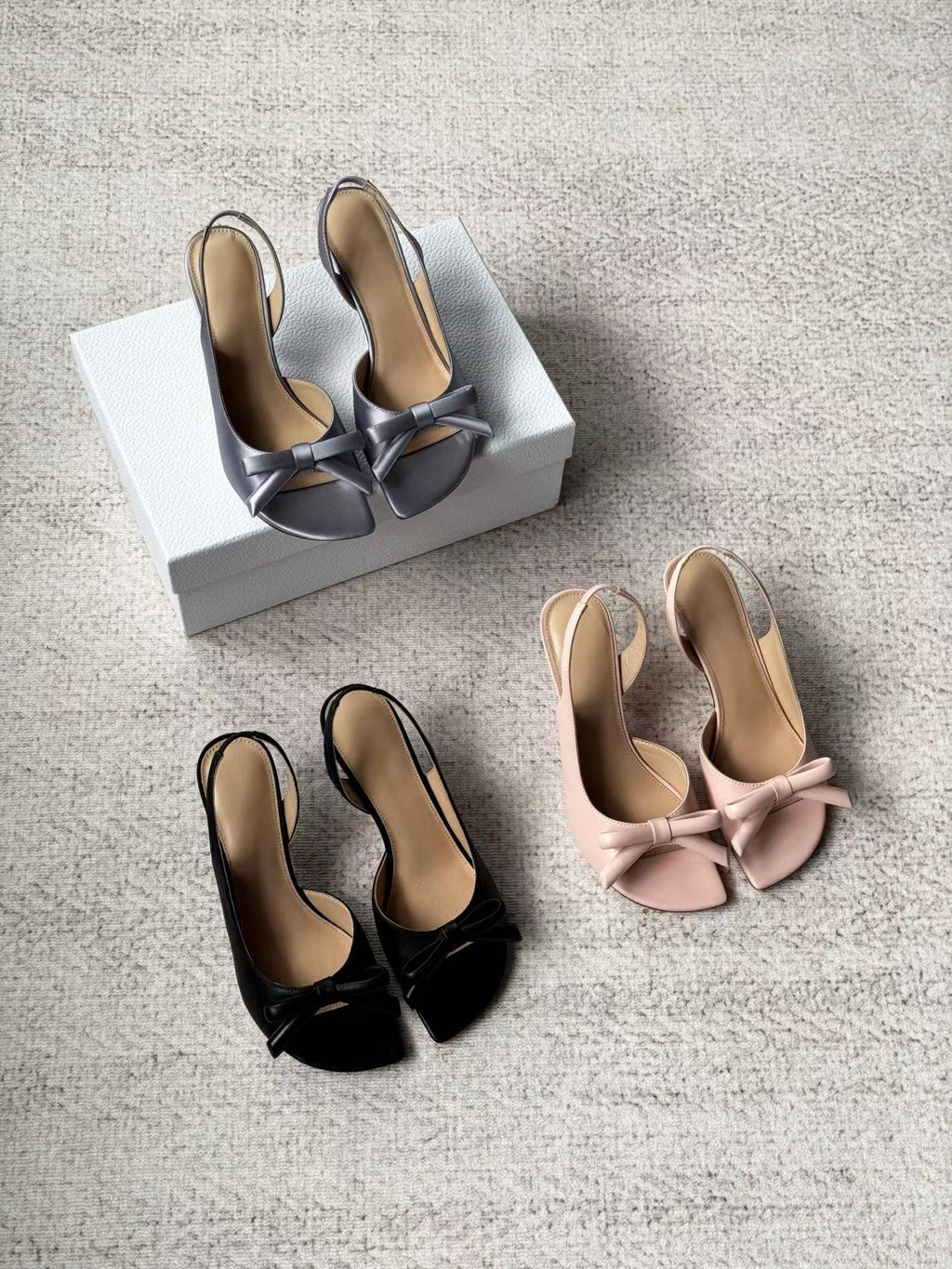 Bow Sandal High Heels