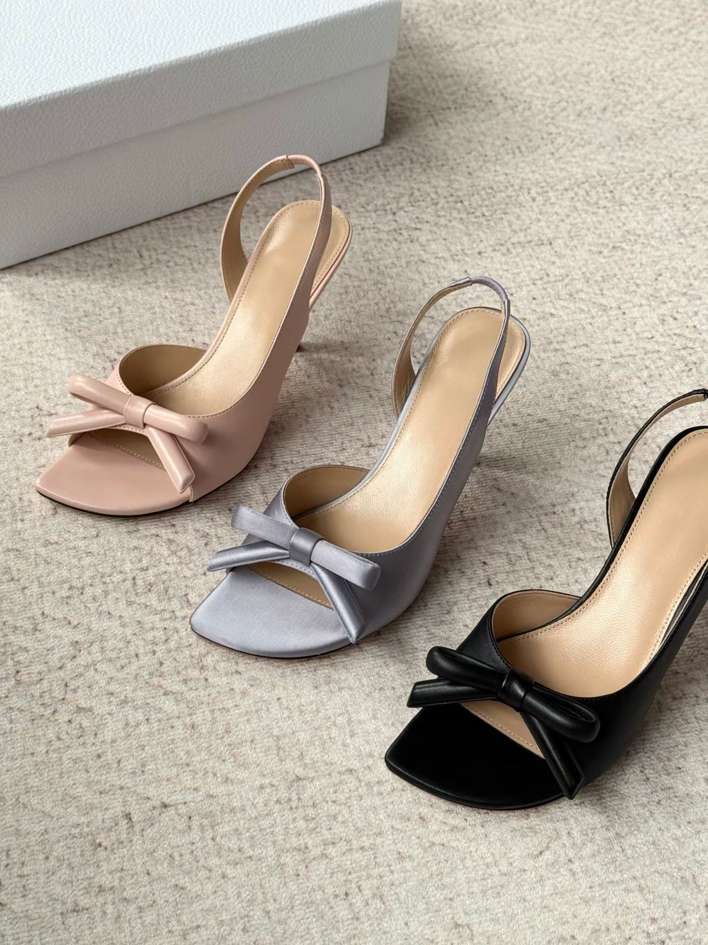 Bow Sandal High Heels