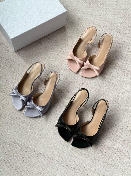 Bow Sandal High Heels