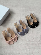 Bow Sandal High Heels