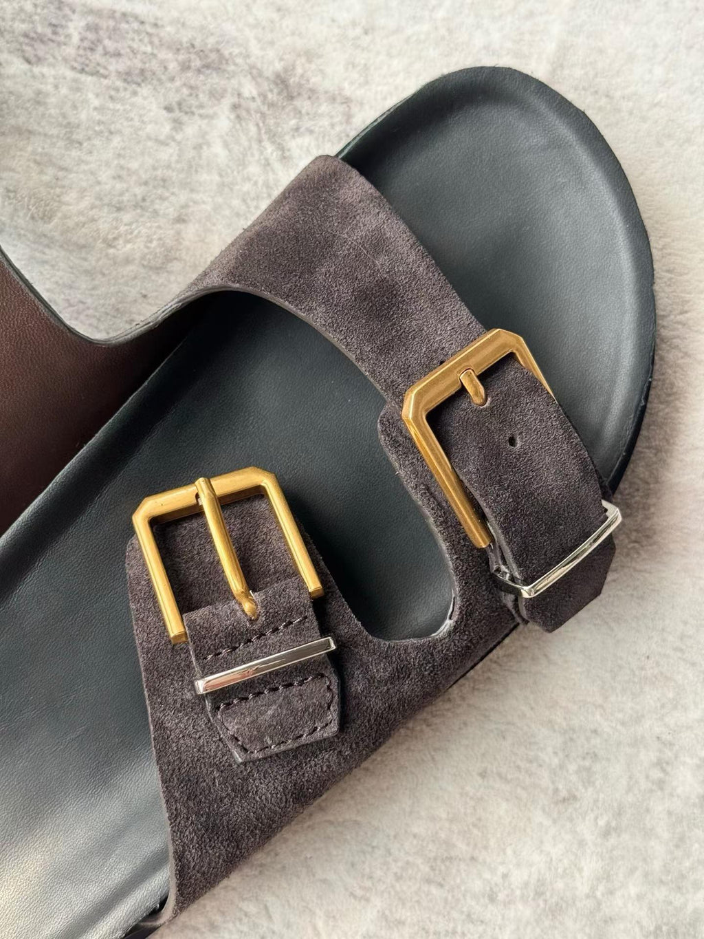 Double-Buckle Slides