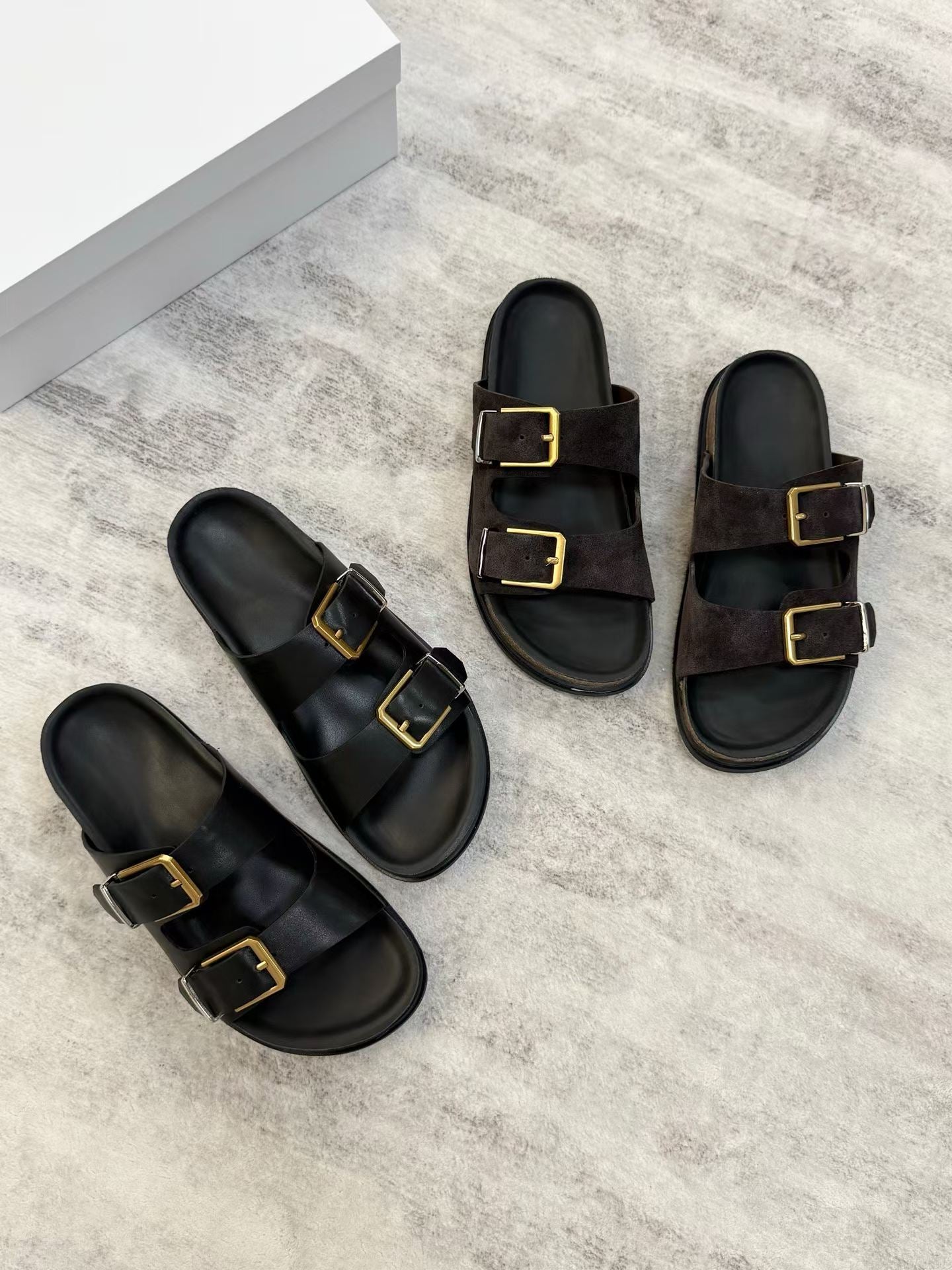 Double-Buckle Slides