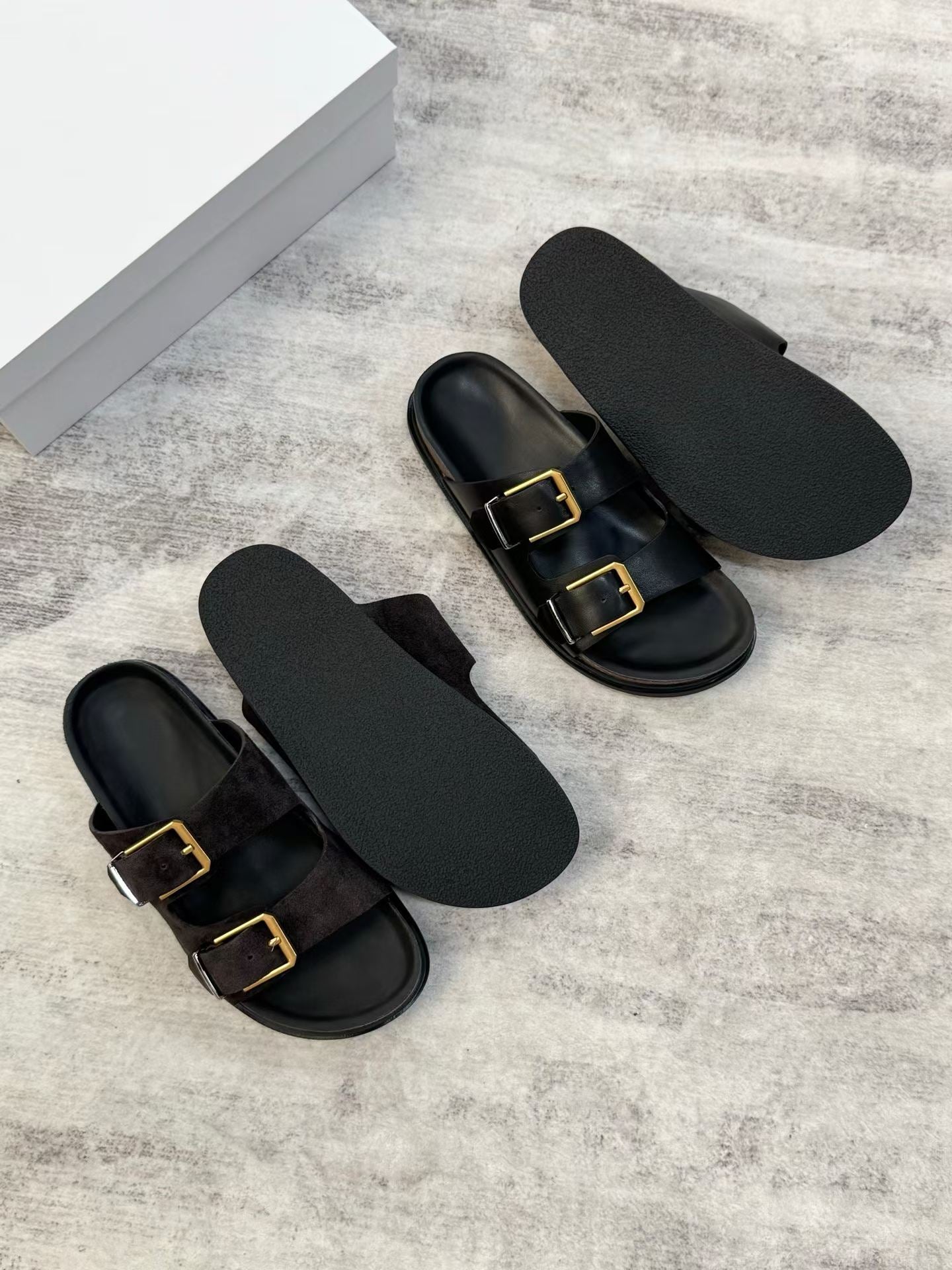 Double-Buckle Slides