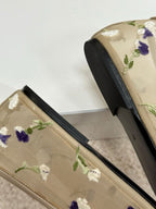 Fleur Embroidered Mesh Ballet Flats
