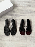 Vivienne Cut-Out Heel Sandals