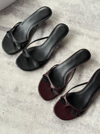 Vivienne Cut-Out Heel Sandals