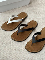 Solea Leather Thong Sandals