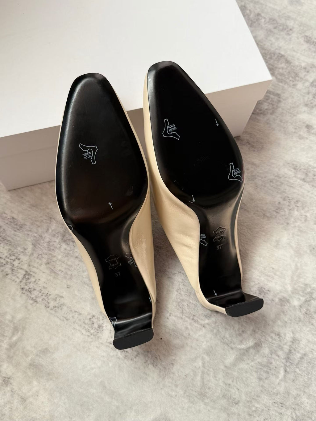 Harper Leather Mule Heels