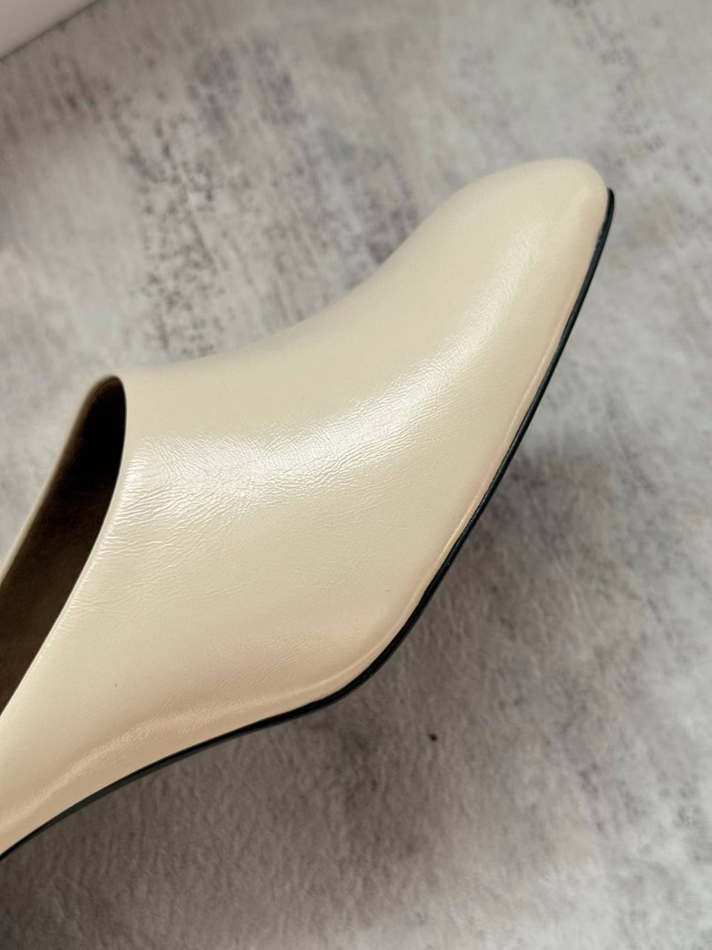 Harper Leather Mule Heels