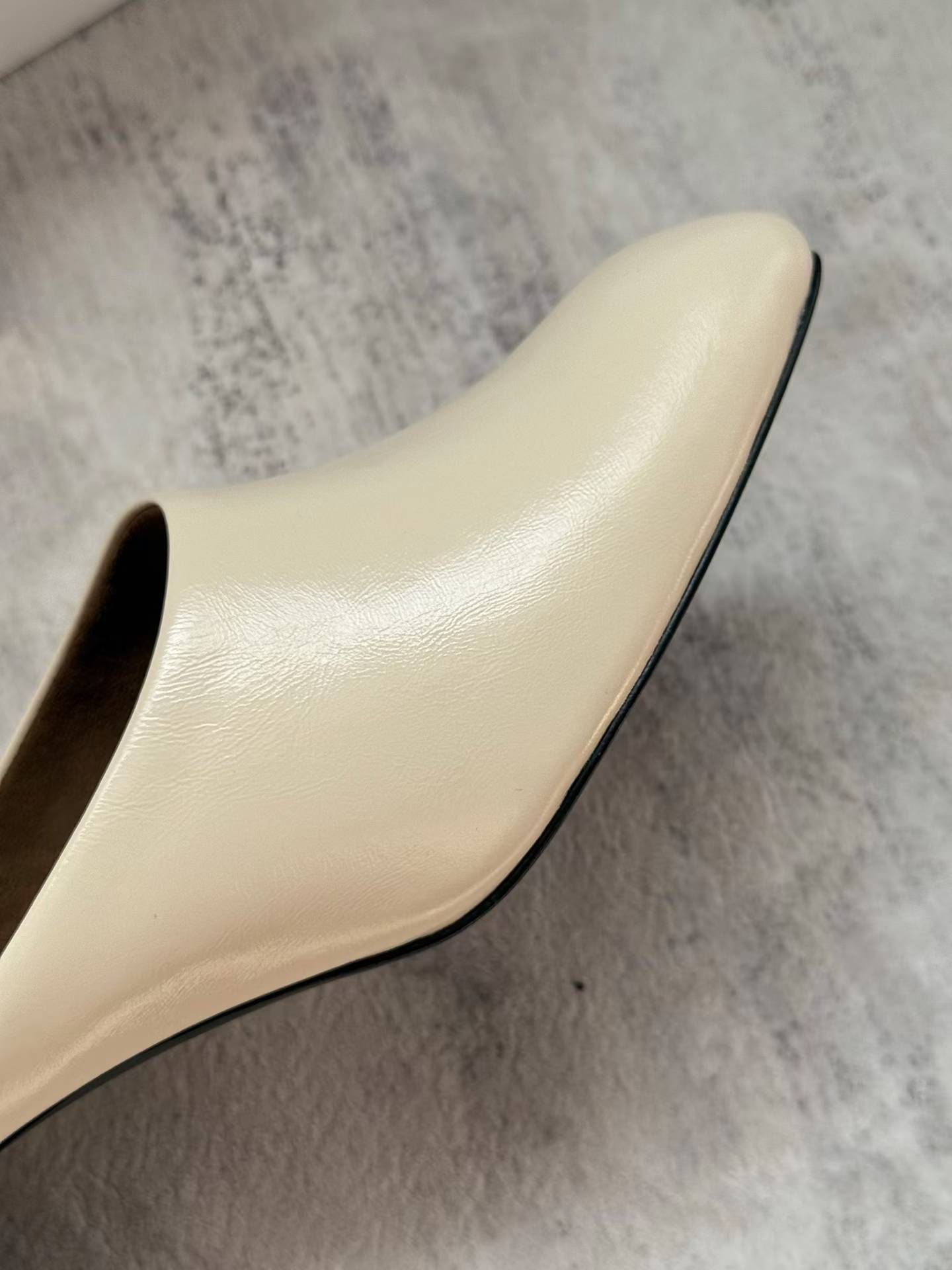 Harper Leather Mule Heels