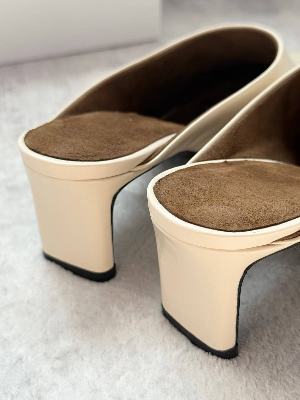 Harper Leather Mule Heels