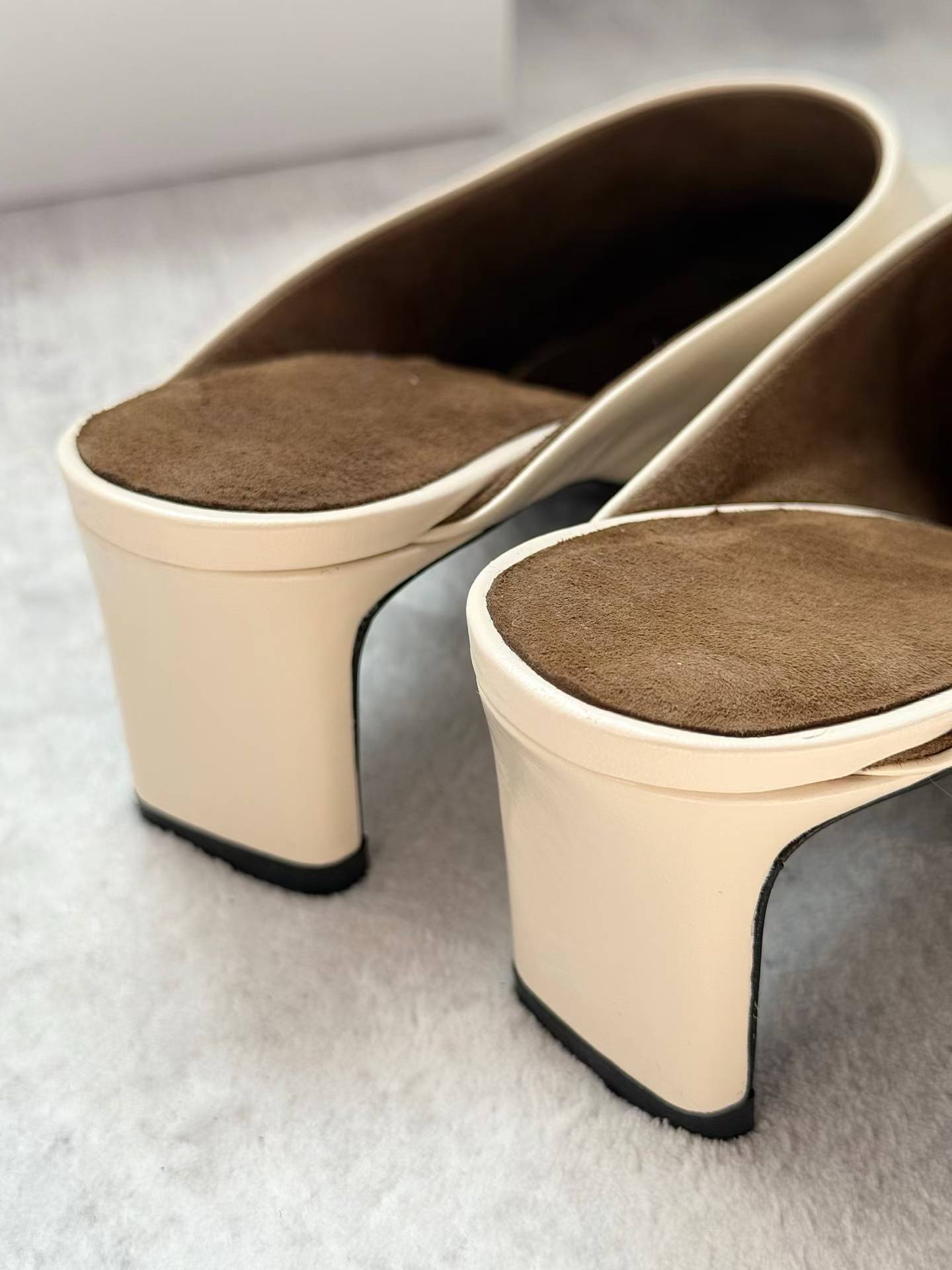 Harper Leather Mule Heels