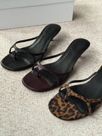 Vivienne Cut-Out Heel Sandals