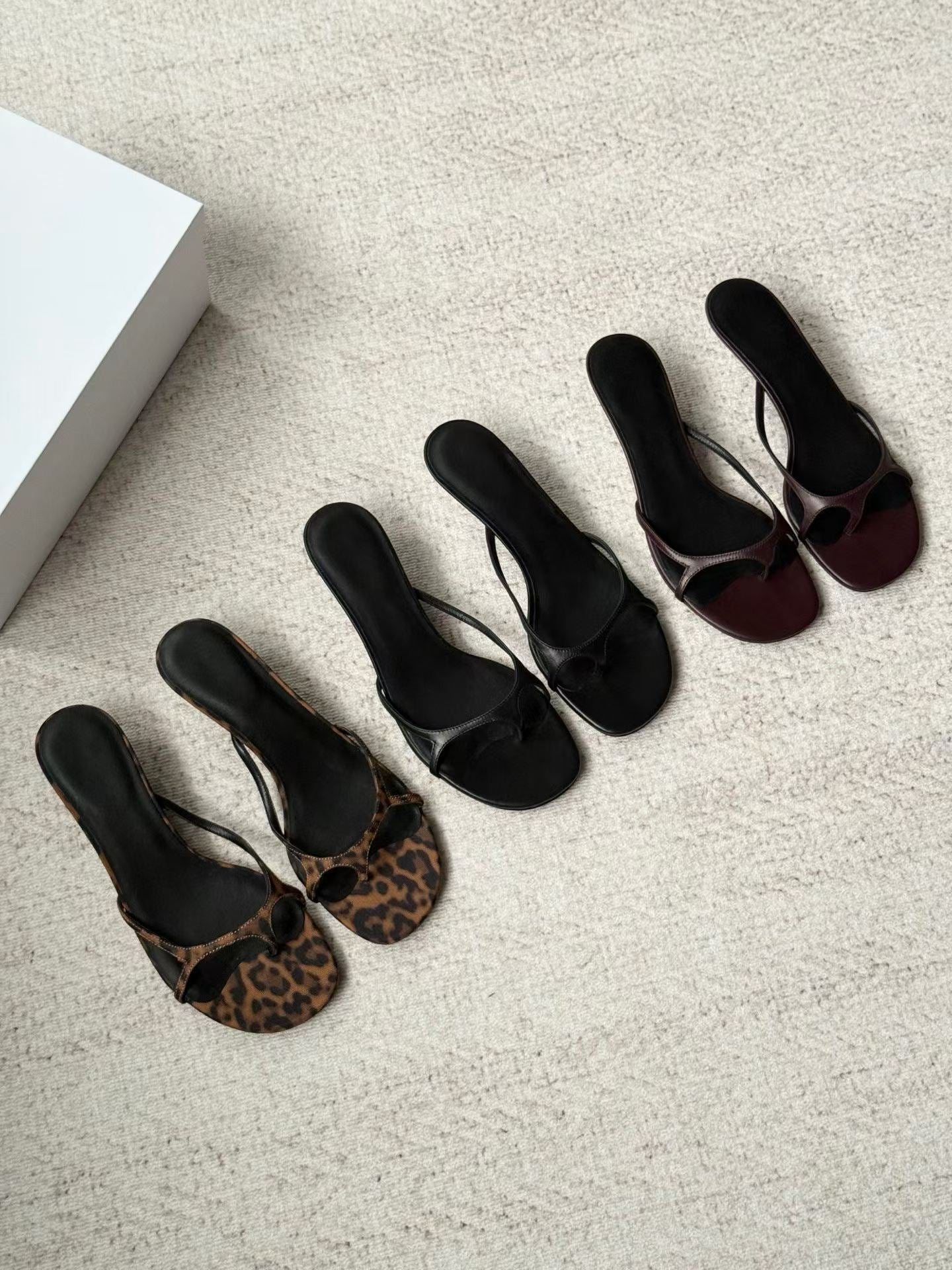 Vivienne Cut-Out Heel Sandals