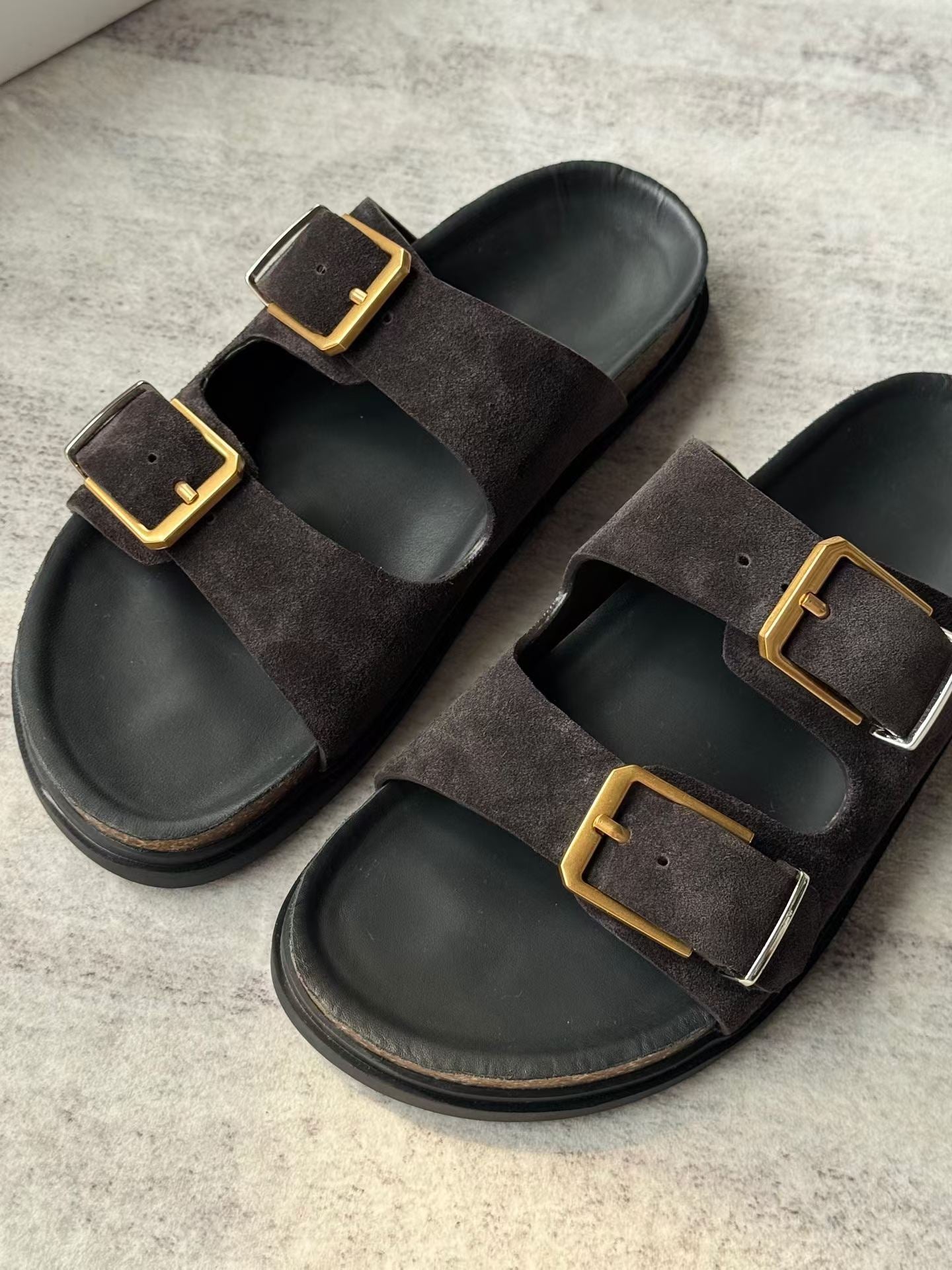 Double-Buckle Slides