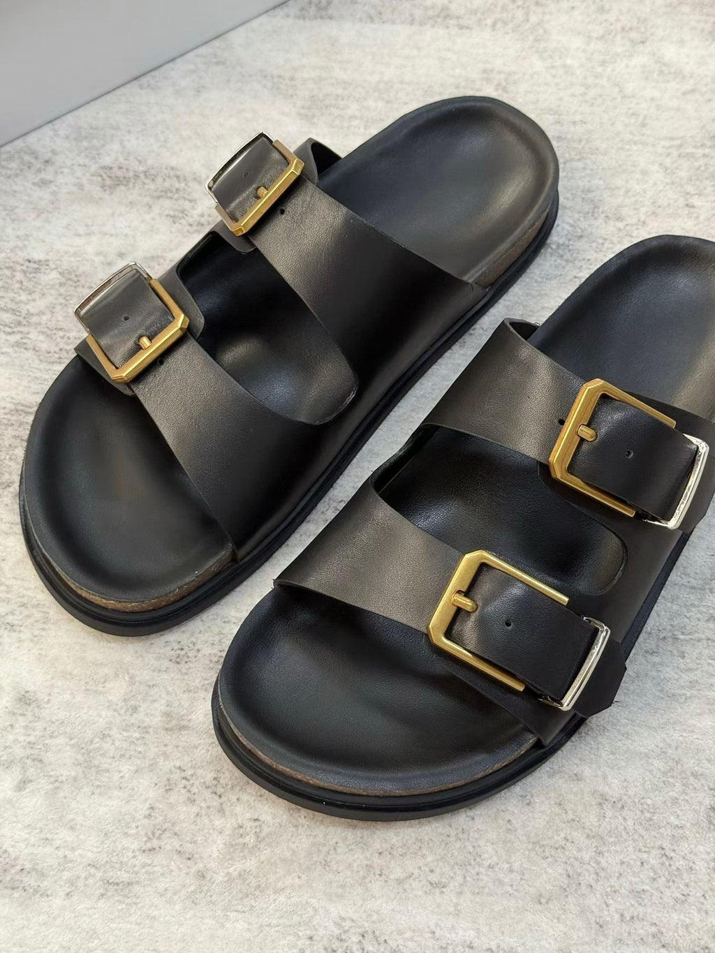 Double-Buckle Slides