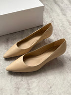 Pointed Kitten Heels