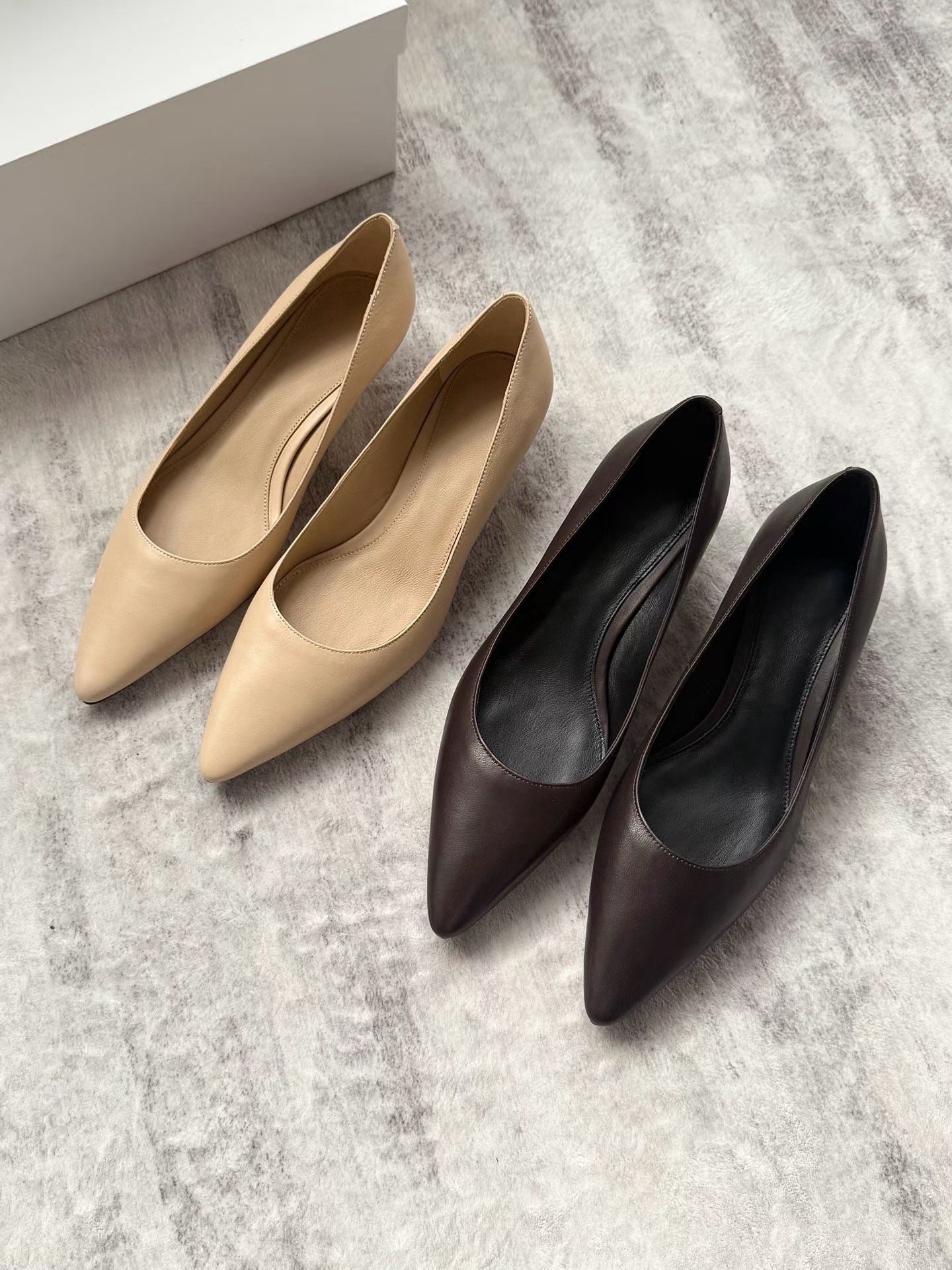 Pointed Kitten Heels