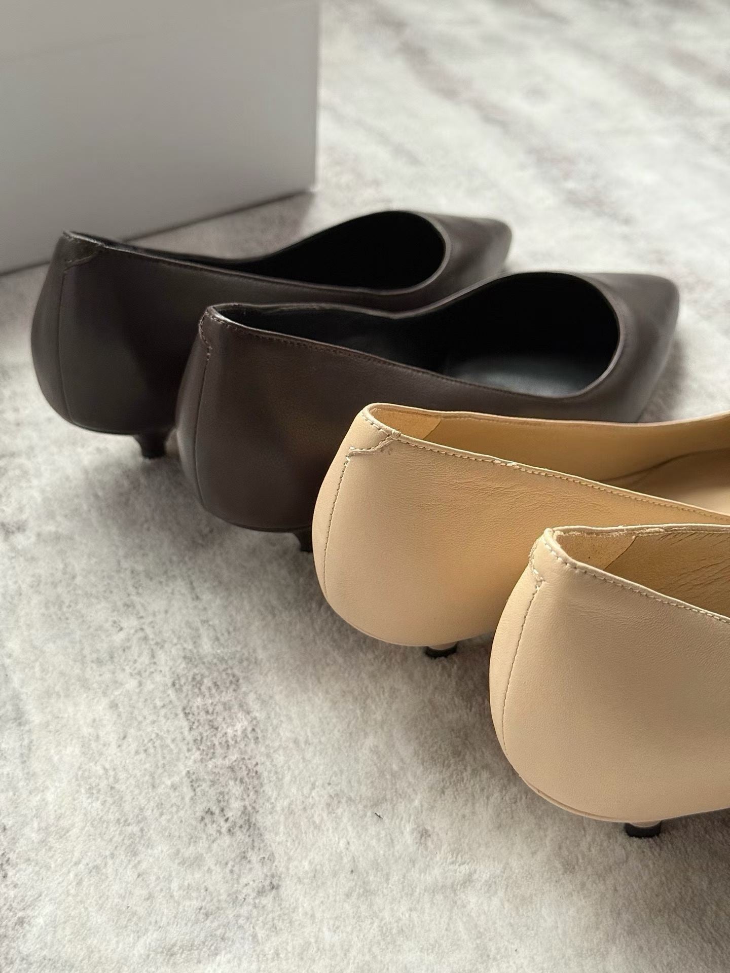 Pointed Kitten Heels