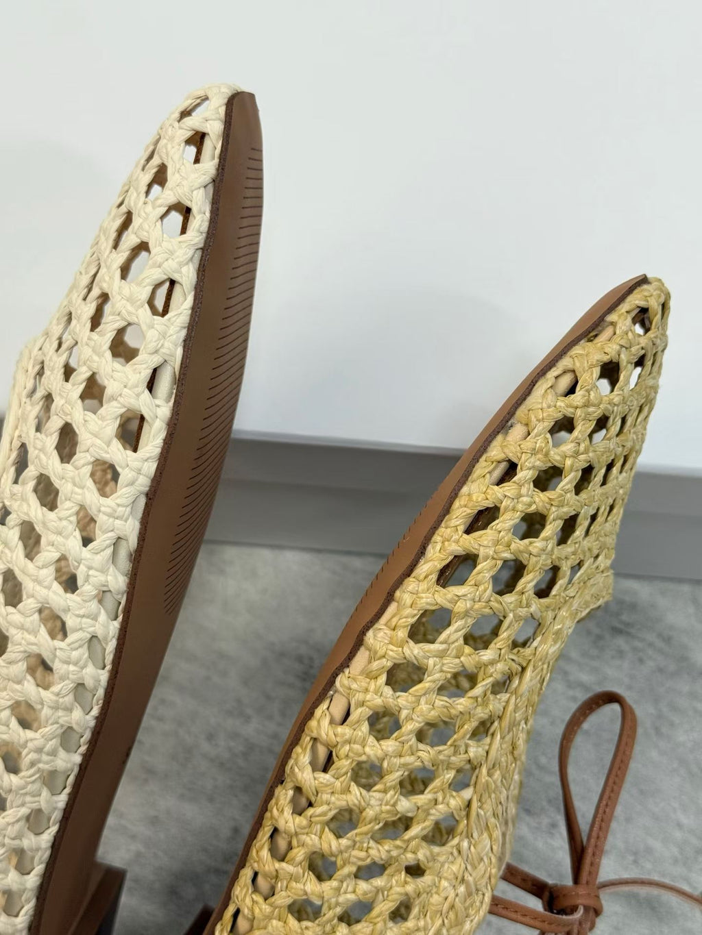 Woven Mary Jane Flats