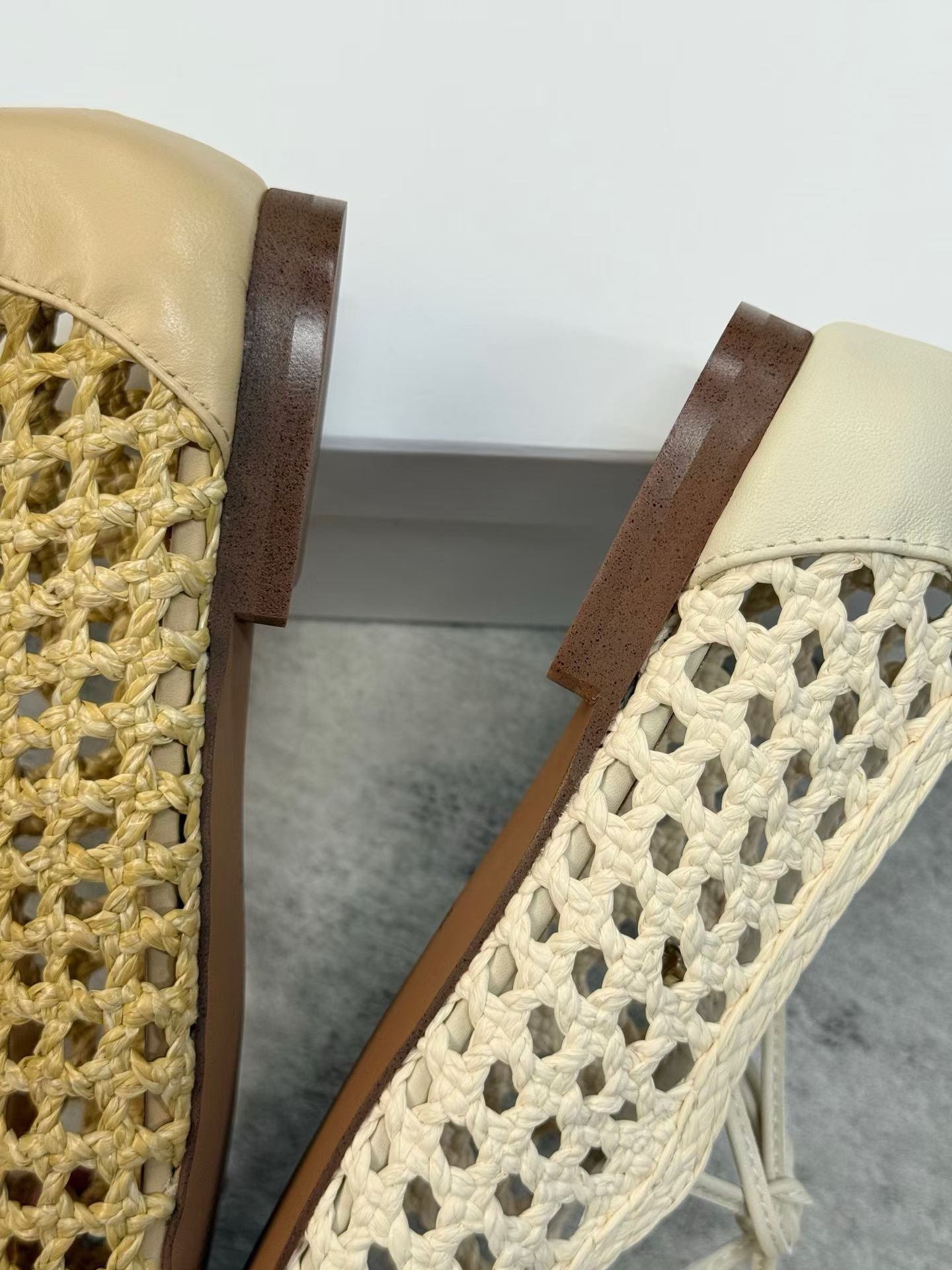 Woven Mary Jane Flats