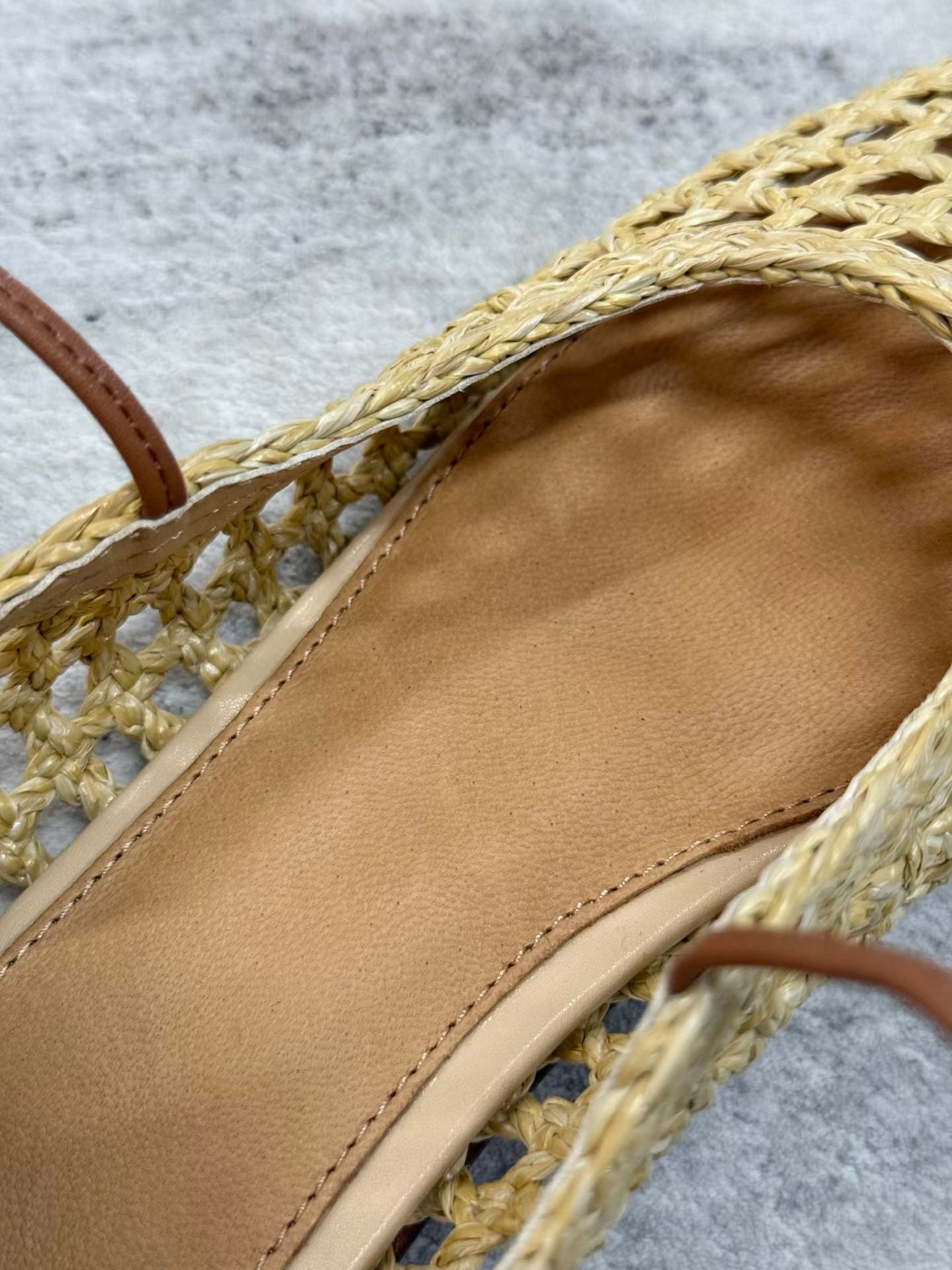 Woven Mary Jane Flats