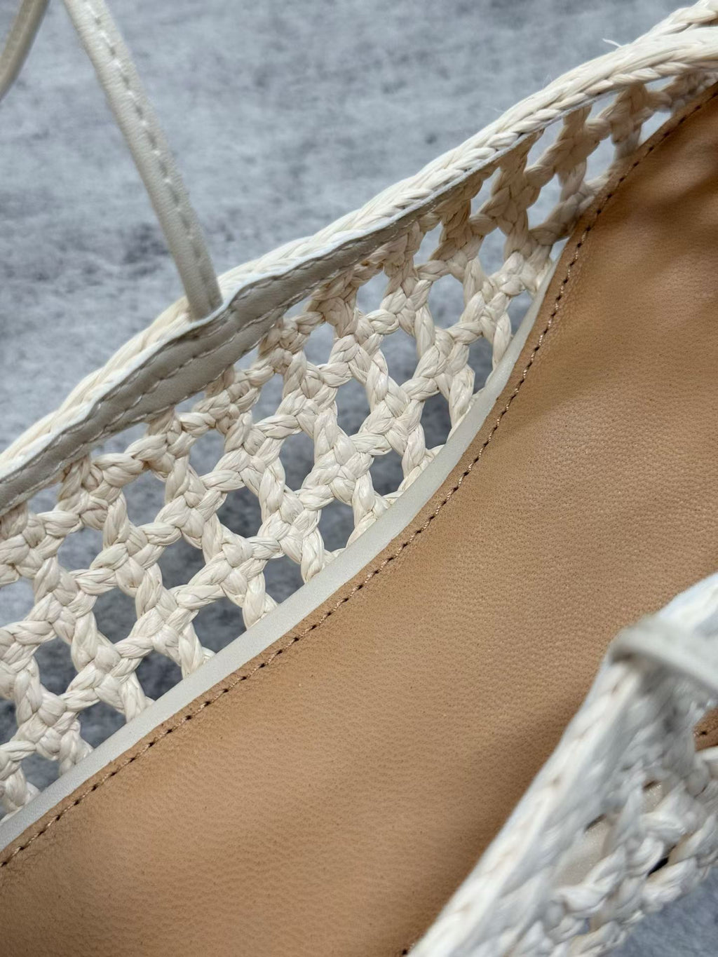 Woven Mary Jane Flats