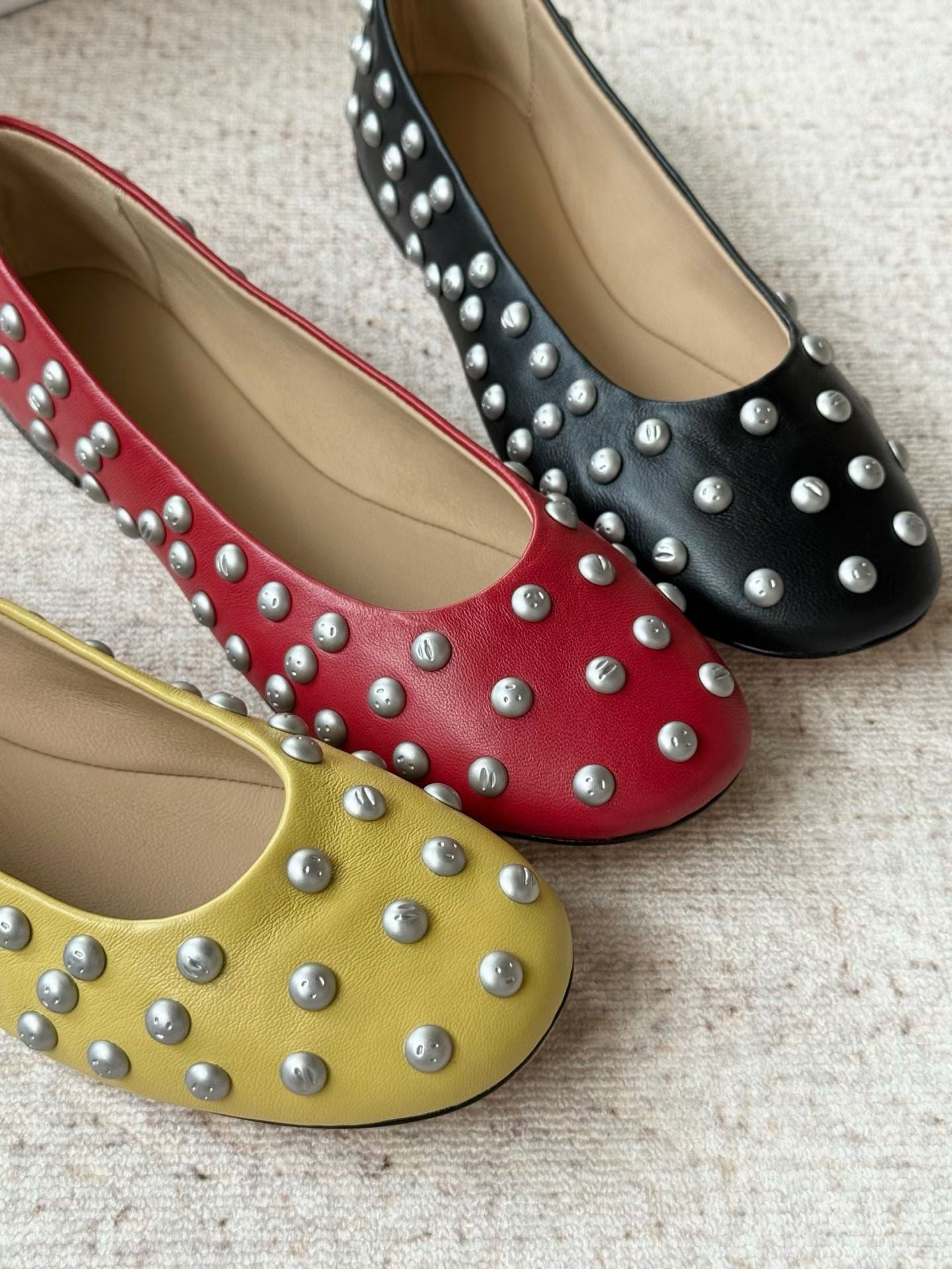 Studded Ballet Flats