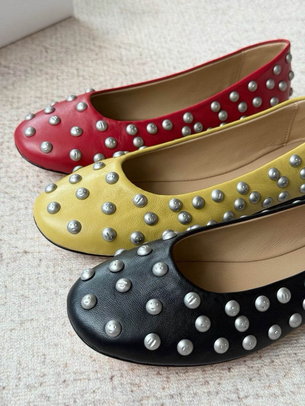 Studded Ballet Flats