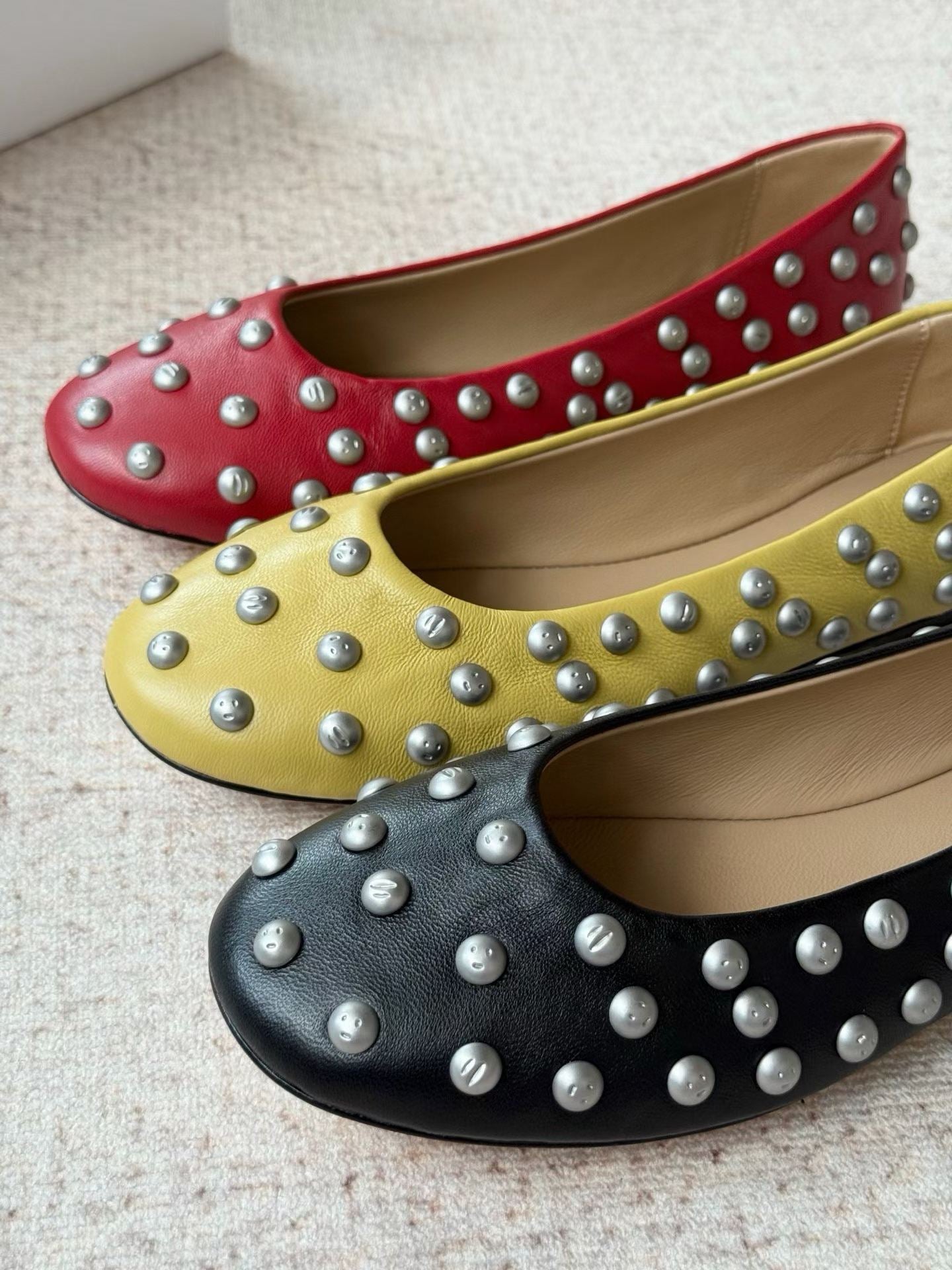 Studded Ballet Flats
