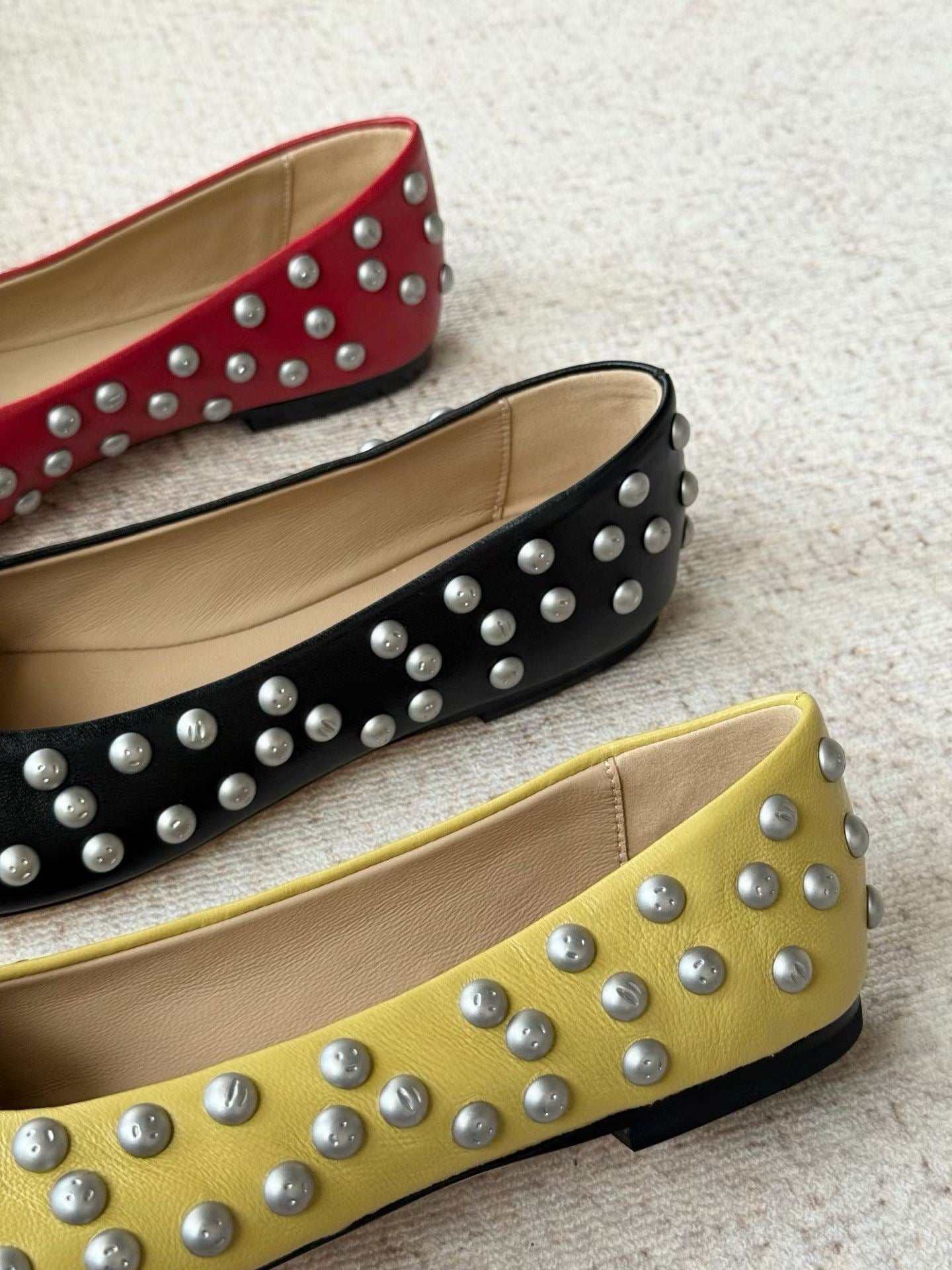 Studded Ballet Flats