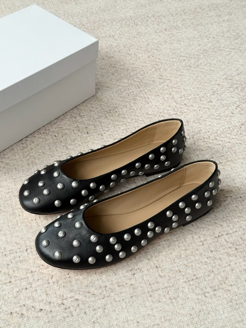 Studded Ballet Flats