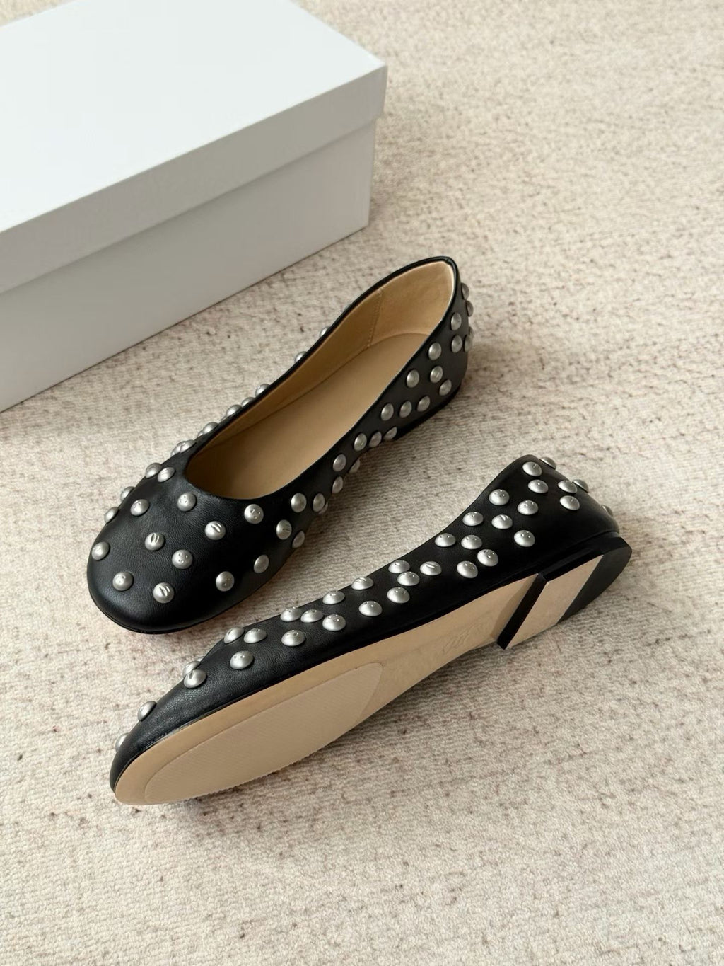 Studded Ballet Flats